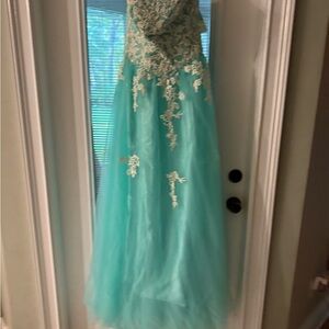 Strapless, formal gown Adult Medium